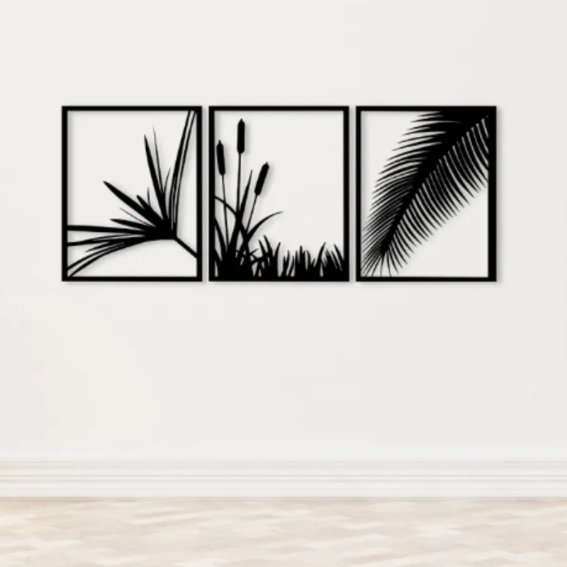 3D Style Wooden Wall design 3D Laser Cut For Home Decor