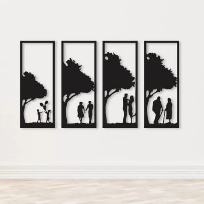3D Style Wooden Wall design 3D Laser Cut For Home Decor