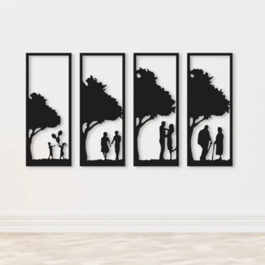 3D Style Wooden Wall design 3D Laser Cut For Home Decor