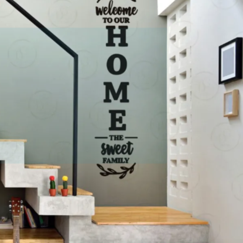 Simply Decorative Wooden Wall Art 5 frame Tree Panels | Frame 3d DIY Self Adhesive Wall Sticker Sets
