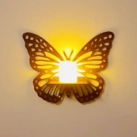 Butterfly Wall Shelf, Decoration Candlestick